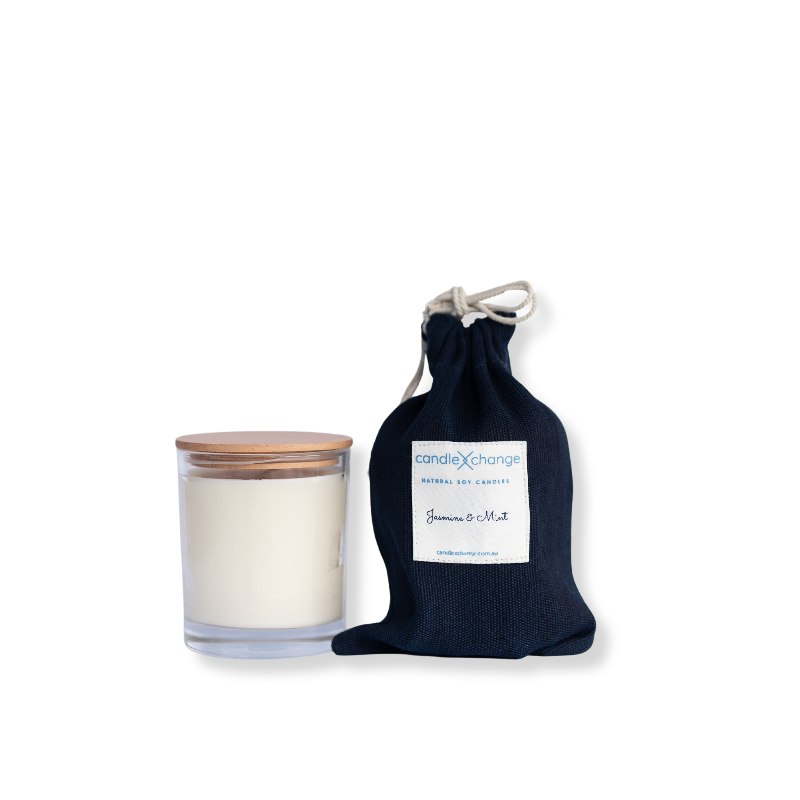 Jasmine and Mint 300g soy candle
