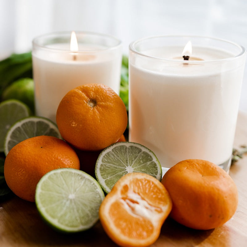 Mandarin, Lime & Basil 300g Soy Candle