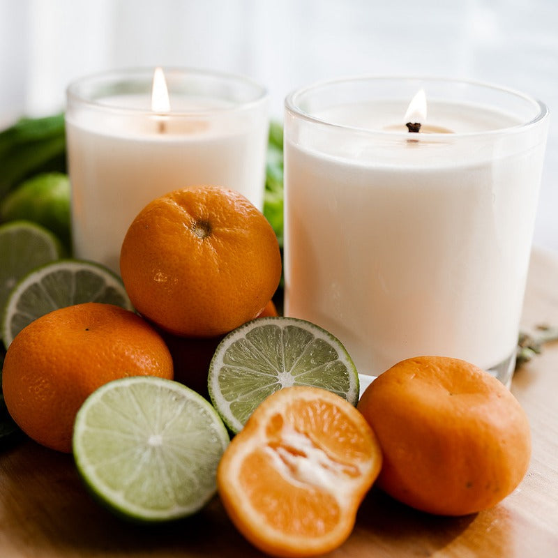 Mandarin, Lime & Basil 400g Soy Candle
