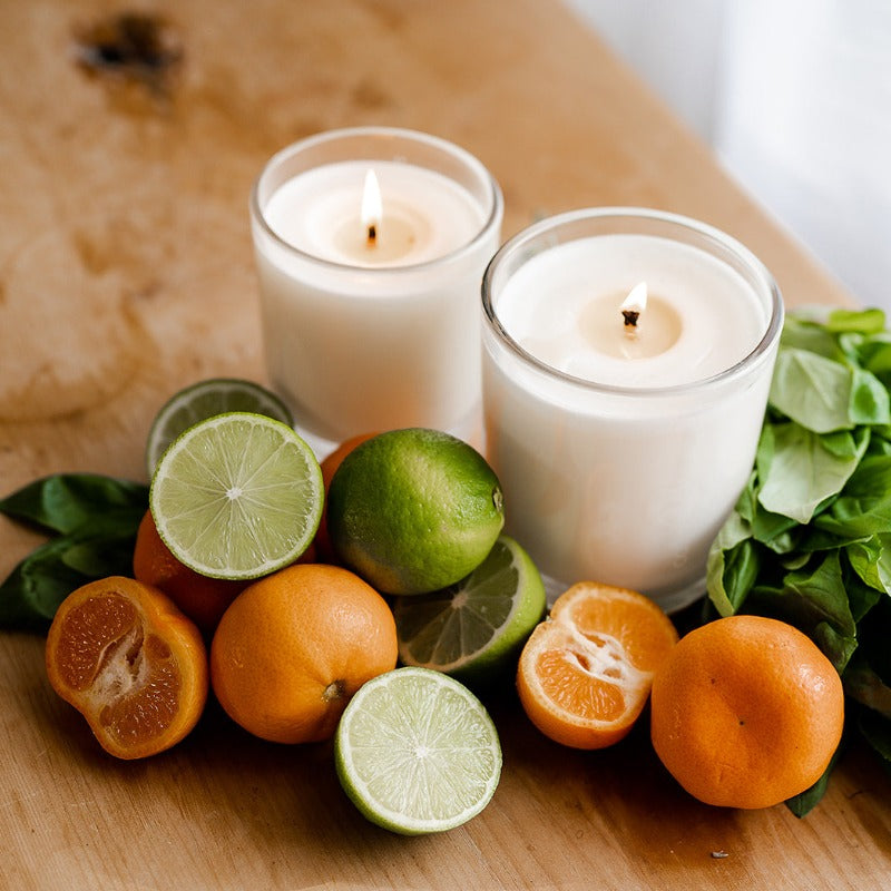 Mandarin, Lime & Basil 300g Soy Candle