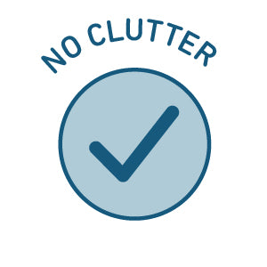 no clutter