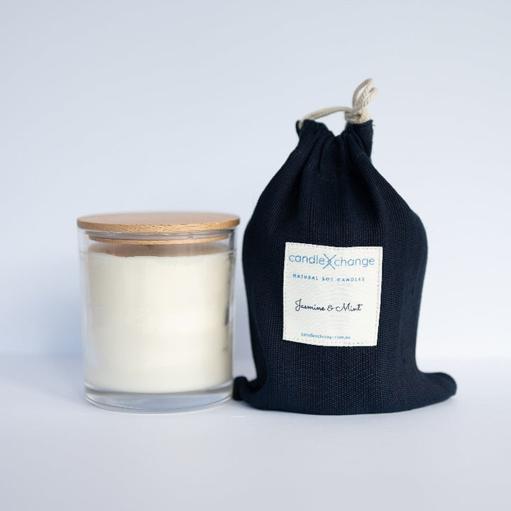 Jasmine and Mint 400g soy candle